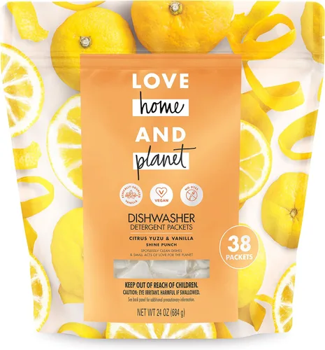 Vista 12 de Love Home and Planet - Detergente para lavavajillas, gel de lavanda y aceite de argán, 56 onzas