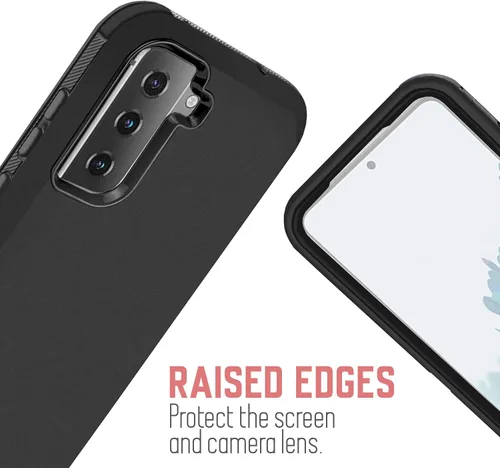 Vista 4 de Funda para Samsung S21 Plus/S30 Plus, funda resistente con soporte integrado y clip giratorio para cinturón para Galaxy S21 Plus 2021