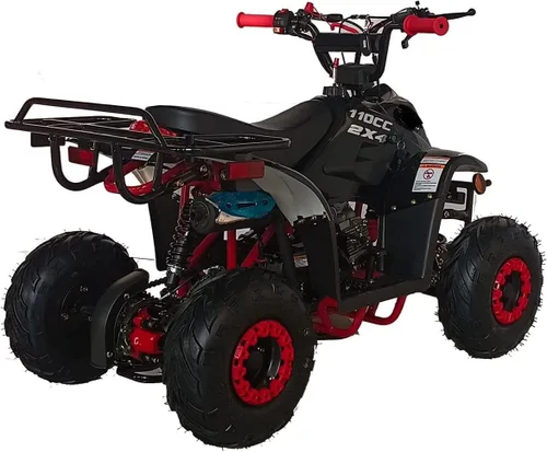 Vista 3 de HHH 110cc ATV Boulder 110B1 Gas Quad Youth Niños completamente automáticos 4 Wheeler