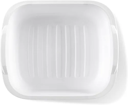 Vista 8 de Sterilite 06478008 - Sartén de cocina de plástico multiusos reforzado y duradero de 12 cuartos de galón con asas moldeadas, color blanco