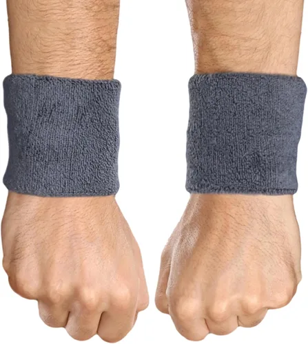 Vista 7 de Diademas Deportivas de Absorción de Sudor - Bandas para Muñecas, Absorción de Sudor para Hombres y Mujeres