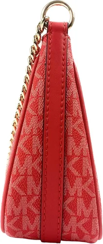 Vista 4 de Jet Set Charm - Bolso de hombro con logotipo pequeño, Sangría
