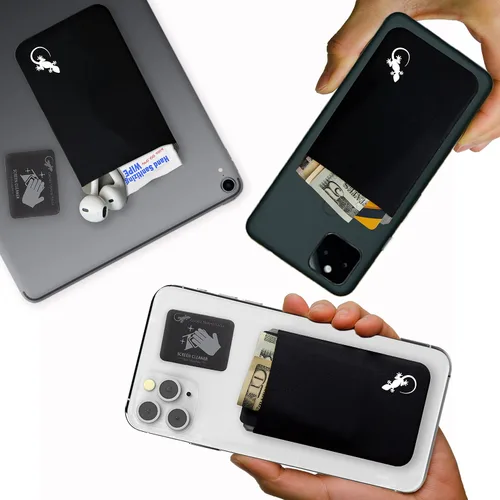 Vista 67 de Gecko - Cartera adhesiva para tarjetas de crédito y dinero en efectivo