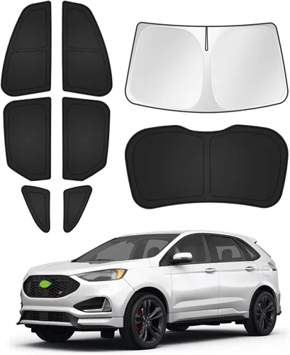 Vista 13 de Canvcle Parasol para parabrisas para Tesla modelo Y/3 2017-2025 2026 (compatible con modelos 2025 Y Juniper/2024 Modelo 3 Highland), parasol grueso