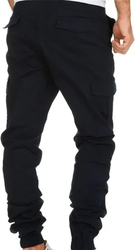 Vista 2 de JEShifangjiusu Pantalones militares de senderismo para hombre, casuales, para exteriores, pantalones cargo salvajes, ligeros, con múltiples