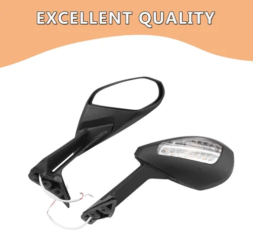 Vista 7 de Worldmotop - Espejo retrovisor lateral ajustable para motocicleta, compatible con Ducati 959 Panigale 2016-2019 1299 Panigale/S/R 2015-2019 2018 2017