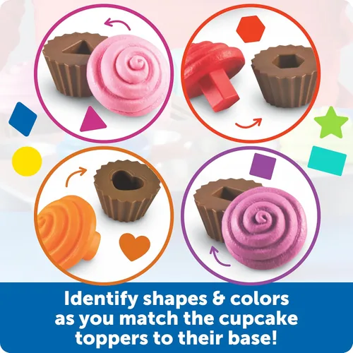 Vista 3 de Clasificación de formas en forma de madalenas, Smart Snacks de Learning Resources