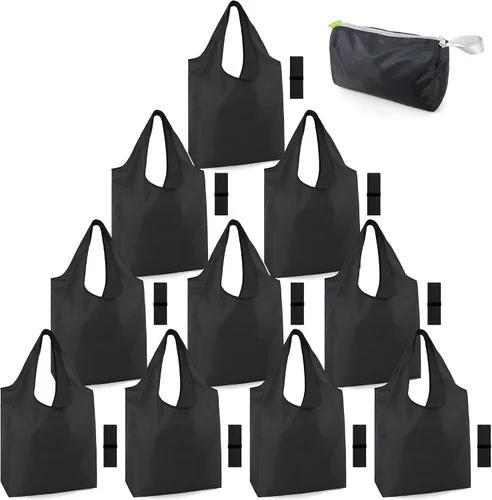 Vista 3 de BeeGreen Bolsas de compras reutilizables para comestibles, bolsas de compras con bolsa extra grande de 50 libras con bonito patrón de tortugas