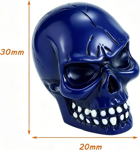 Vista 3 de Lunsom Tapón de válvula de aire de calavera para válvulas de resina, tapas de vástago de neumático de automóvil, accesorios para la mayoría