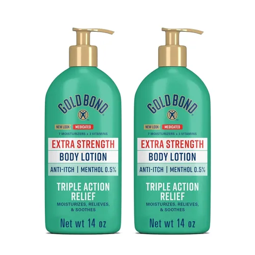 Vista 9 de Gold Bond Loción corporal extra fuerte medicada, 14 onzas, hidrata, alivia y alivia