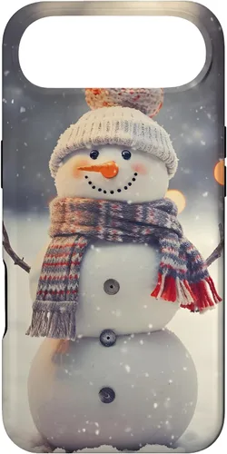 Vista 27 de Cute Christmas Snowman Winter Snow Scene Holiday Season Case for iPhone 17