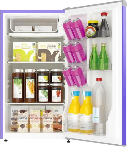 Vista 5 de ARCTIC CHEF Mini compartimento para refrigerador y congelador, control de termostato ajustable, puertas reversibles, ideal para dormitorio, oficina