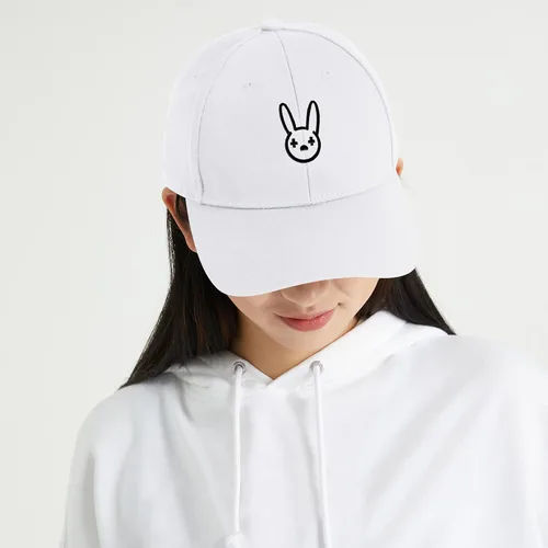 Vista 6 de AFOGELK Gorra de béisbol de conejito negro bordada para papá