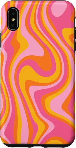 Vista 11 de Retro Groovy Liquid Swirl Hippie 70's 80's Psychedelic Phone Case for iPhone 17
