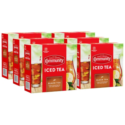 Vista 8 de Community Coffee - Té negro cortado Orange Pekoe, 100 bolsas de té de tamaño individual (Paquete de 1)