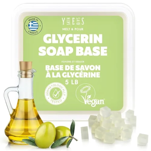 Vista 14 de Skin Said Yes Base de jabón de aloe vera de 5 libras Hecho en Grecia