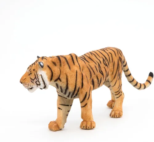 Vista 7 de Papo -Pintado a mano - Figurita -Wild Animal Kingdom - Tigre -50004 -Coleccionable - para niños - Adecuado para niños y niñas- a partir de 3 años