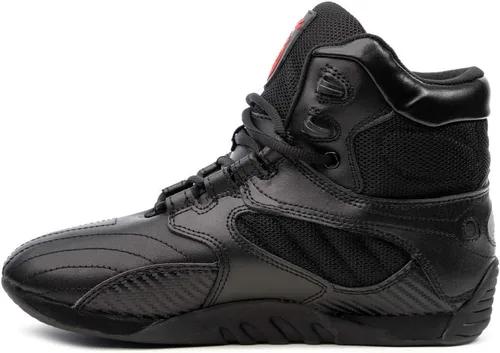 Vista 5 de Otomix Carbonite Ultimate Trainer - Zapatos de levantamiento de pesas para hombre, Cuero negro