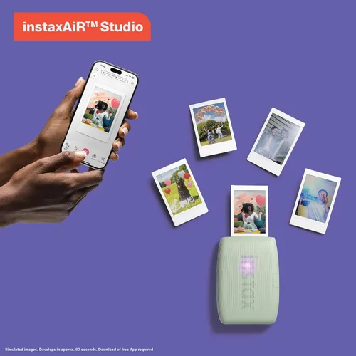 Vista 4 de Impresora para smartphone Fujifilm Instax Mini Link 3 - Blanco Arcilla