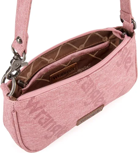 Vista 5 de Wrangler Bolsos de hombro de impresión para mujer Cluth Tote Bolso 90S Retro Hobo Monederos