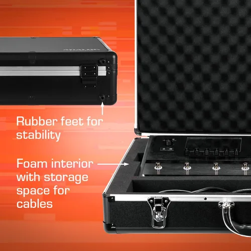 Vista 3 de ANALOG CASES Line 6 Helix/Helix LT - Estuche rígido UNISON ligero Ultra-Lightweight and Durable Aluminum Case, Die-Cut Foam Padded Interior With