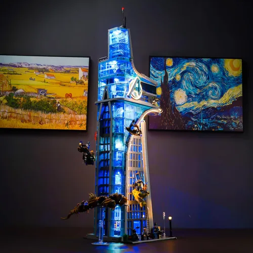 Vista 2 de BrickBling Luz LED para el kit de construcción Lego Torre de Los Vengadores; Luces creativas para Lego 76269 (ladrillos no incluidos)