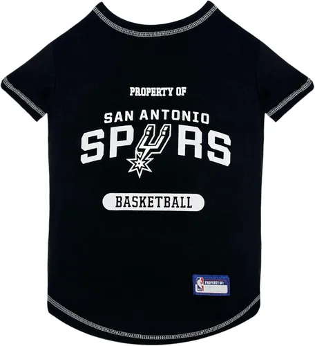 Vista 9 de Pets First Sudaderas con capucha y camiseta con licencia de la NBA para perros y gatos, Miami Heat, S