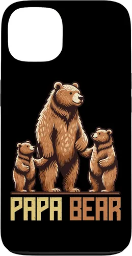 Vista 7 de Papa Bear Lover Father Dad Parent Father's Day Sunglasses Case for iPhone 16