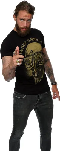 Vista 5 de Black Sabbath - Camiseta para hombre, diseño de Us Tour 78, color negro