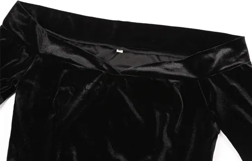 Vista 6 de ZIW Vestido de disfraz para mujer con rosa, disfraz de Halloween, disfraz de cosplay de manga larga