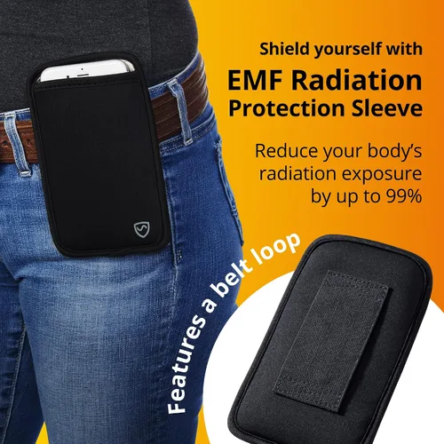 Vista 5 de SYB Shield Your Body - Funda antiradiación para teléfono celular, fundas para teléfono celular para bloquear EMF, bloqueador de radiación