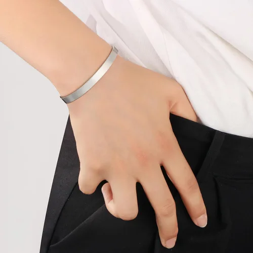 Vista 3 de JoycuFF - Pulseras inspiradoras para mujer, con mensaje grabado, regalo de navidad o cumpleaños