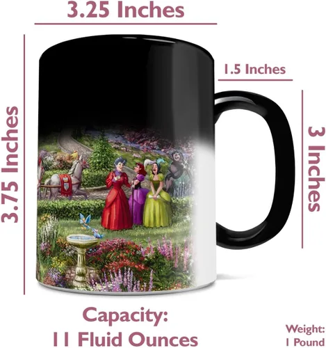 Vista 9 de Morphing Mugs Disney – Cenicienta Happily Ever After – Thomas Kinkade Studios – Una taza de cerámica que cambia de color de 11 onzas – Imagen