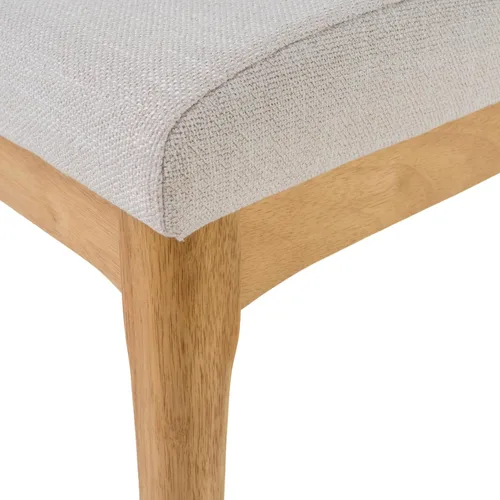 Vista 6 de Christopher Knight Home Kwame - Juego de comedor rectangular de 50 pulgadas, juego de 5 piezas, roble natural y beige claro