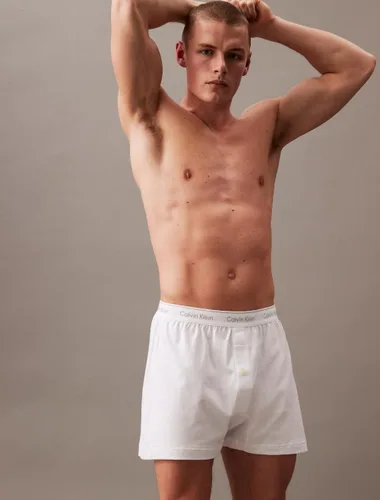 Vista 6 de Calvin Klein Calzoncillos de punto clásicos de algodón para hombre, paquete de 3