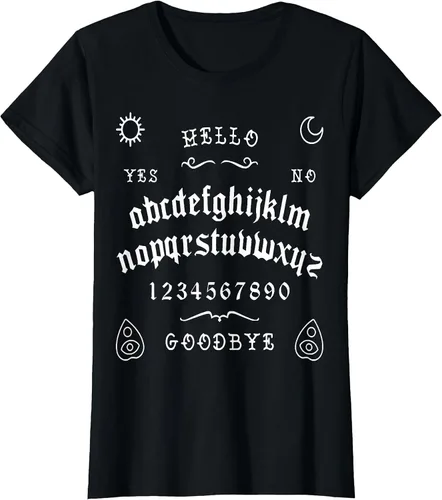 Vista 73 de Camiseta inspirada en la tabla Spirit Board Ouija Asphalt Grey