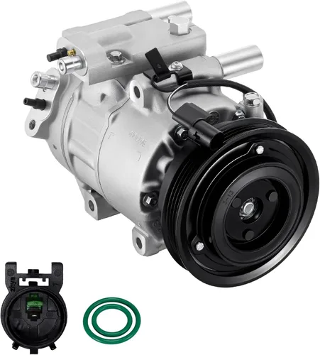 Vista 28 de BDFHYK 57197 Compresor de CA con embrague compatible con Hyundai Santa Fe 2003-2006 y XG350 2002-2005 3.5L, XG300 2001 3.0L, compatible con Kia