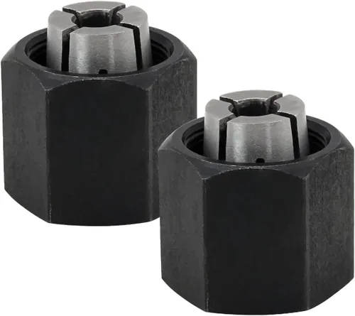 Vista 7 de Thaekuns RA1152 Llaves de desplazamiento para router BOSCHI 2610906283 Portabrocas de 1/4 pulgadas para enrutadores de la serie 1613, 1617, 1618