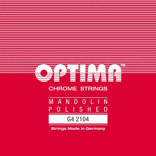 Vista 2 de Optima 4103 Mandolina Cuerdas especial chapado en cromo pulido, Loop End D '-3