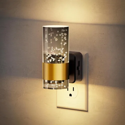 Vista 9 de JandCase Luz Nocturna de Vela, Luces Nocturnas que se Enchufan a la Pared, Blanco Suave 3000K, Brillo Ajustable 0-100LM, Sensor de Anochecer a