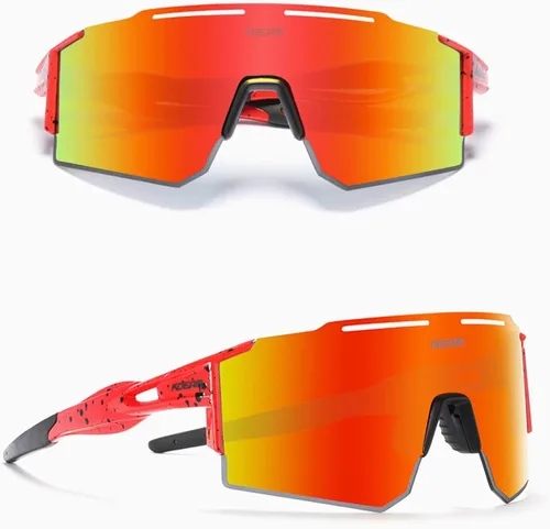 Vista 2 de Gafas de sol polarizadas deportivas para mujeres y hombres, UV400, gafas de ciclismo, béisbol, correr, pesca, al aire libre, resistentes al viento