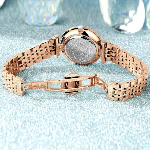 Vista 6 de CIVO Watches for Women 32mm Analog Quartz Watch Stainless Steel Dress Womens Watch Waterproof Fashion Elegant Wrist Watch Luxury Diamond Ladies
