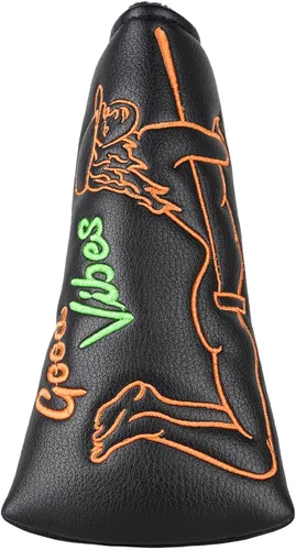 Vista 7 de Craftsman Golf Blade Putter Headcover Imán Cierre magnético Divertido Animal Diverso Diseño para su elección