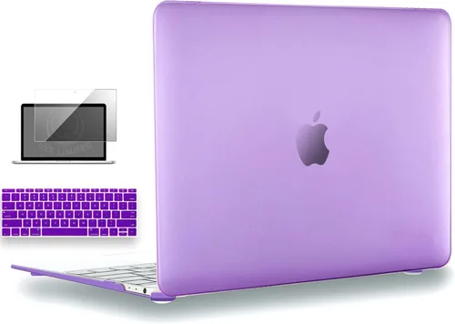 Vista 41 de UESWILL Funda rígida mate 3 en 1 compatible con MacBook de 12 pulgadas con pantalla Retina modelo A1534 + funda de teclado y protector de pantalla