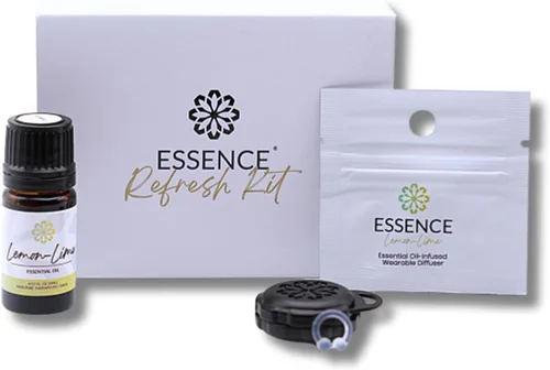Vista 14 de Essence - Difusor nasal de aromaterapia portátil, anillo de nariz de aceite esencial de bergamota, inhalador de silicona para apoyo del estrés