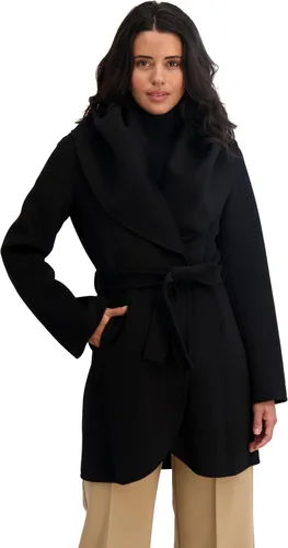 Vista 15 de TAHARI Women's Marilyn Double-Faced Wool Blend Peacoat Ceniza