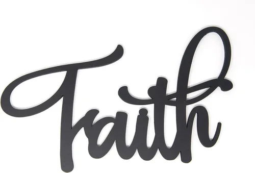 Vista 10 de Letrero de madera negra con texto en inglés "Thankful" (Thankful)