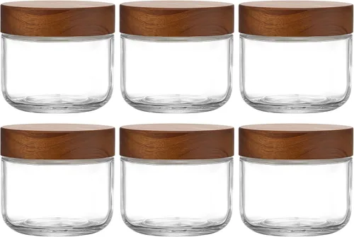 Vista 13 de Danmu - Recipientes de avena con tapas de 16 onzas, tarros de vidrio
