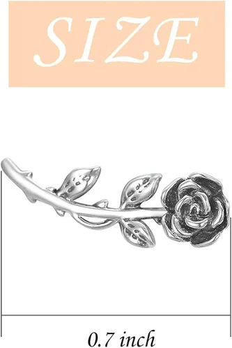 Vista 6 de Aretes colgantes de plata de ley 925 para mujeres adolescentes y niñas