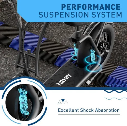 Vista 10 de Hiboy U2 Pro Electric Scooter for Adults with Seat & Basket